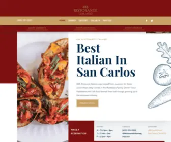 888Ristoranteitaliano.com(Authentic Italian CuisineRistorante Italiano) Screenshot