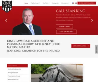 888Seanking.com(Car Accident Attorney Naples Fort Myers Florida) Screenshot