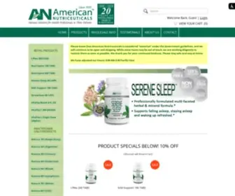 888Vitality.com(American Nutriceuticals) Screenshot