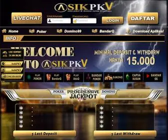 88Asikpkv.com Screenshot