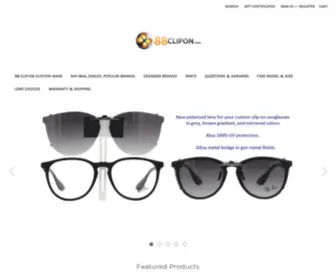88Clipon.com(Clip on sunglasses) Screenshot