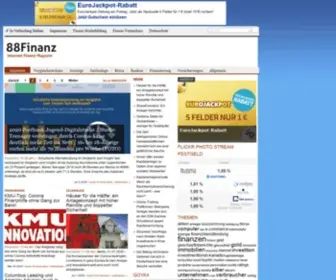 88Finanz.de(Aktuelle Informationen und News rund um die Finanzen) Screenshot