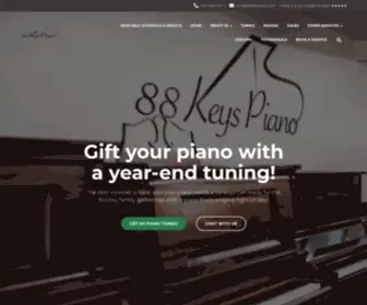 88Keyspiano.com(Piano specialists of the Southeast) Screenshot