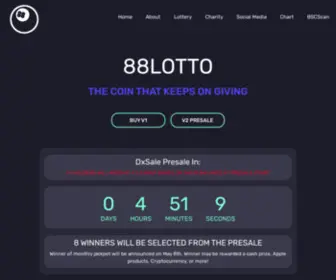 88Lotto.org(Your Ticket to a Lifetime Lotto) Screenshot