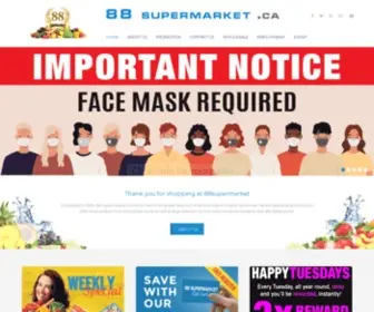 88Supermarket.ca(88 Supermarket) Screenshot