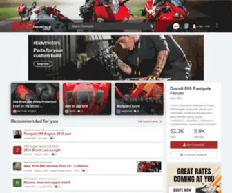 899Panigale.org(Ducati 899 Panigale Forum) Screenshot