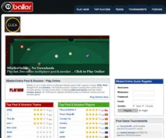 8Baller.co.uk(Play Multiplayer Online Pool Games) Screenshot