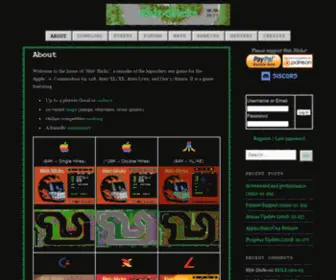 8Bit-Slicks.com(Online racing game for the Apple) Screenshot