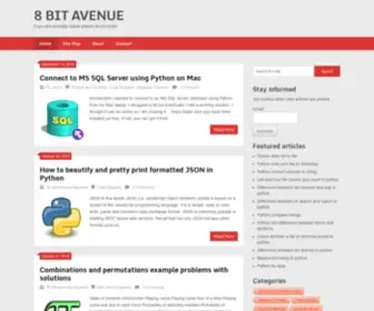 8Bitavenue.com(8 BIT AVENUE) Screenshot