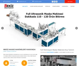 8Ekizmak.com(Maske Makineleri Satışı ve Servisde 20) Screenshot