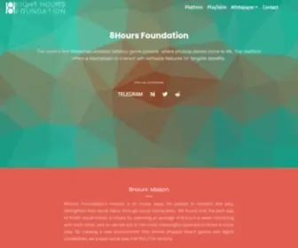 8Hoursfoundation.org(8Hours Foundation) Screenshot