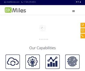 8Kmiles.com(Enterprise Cloud Transformation Services) Screenshot