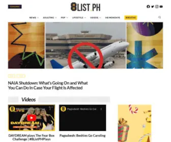 8List.ph(Trending Topics Lists in the Philippines) Screenshot