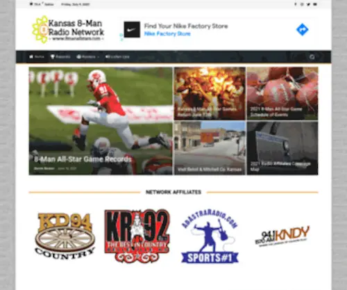 8Manallstars.com(The Kansas 8) Screenshot