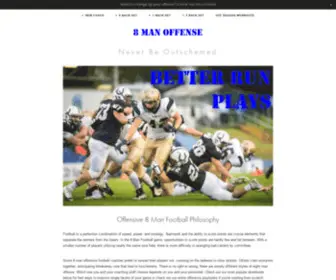 8Manoffense.com(8 Man Football Plays) Screenshot