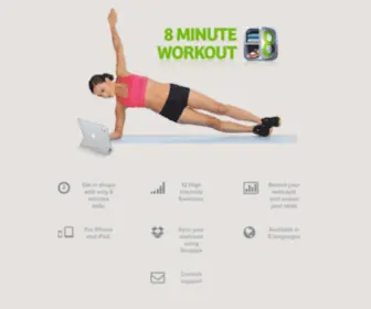 8Minuteworkoutapp.com(8 Minute Workout app) Screenshot