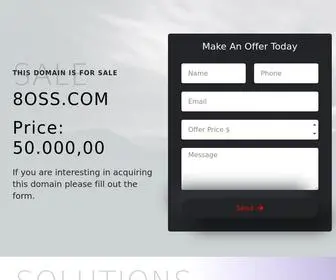8OSS.com(Who is the 8OSS) Screenshot