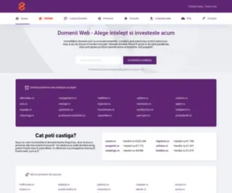 8.ro(Domenii web .ro premium de Vanzare) Screenshot