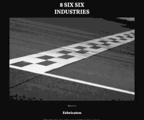8Sixsixindustries.com(8 Six Six Industries) Screenshot