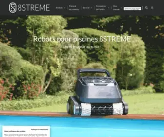 8Streme.eu(Vente de robot de piscine) Screenshot