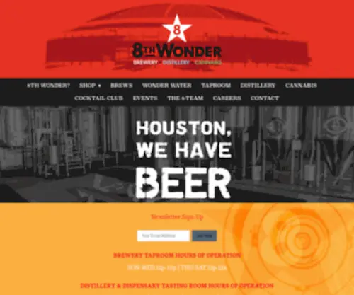 8Thwonderbrew.com(8th Wonder Brewery & Distillery) Screenshot