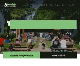 8Twelvemuncie.com(Bringing our neighborhoods together) Screenshot