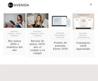 8Vaavenida.com(Lifestyle Blog) Screenshot