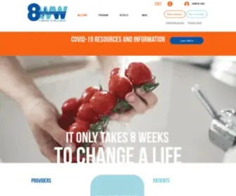 8WW.com(8 Weeks to Wellness) Screenshot