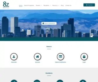 8Zrentals.com(Boulder, Louisville, Lafayette, Broomfield, and GunbarrelColorado Property Management Services by 8z Rentals) Screenshot