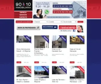 9010Inmobiliaria.com.ar(9010 Servicios Inmobiliarios) Screenshot