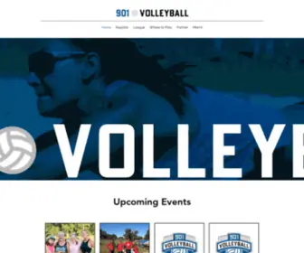 901Volleyball.org(901 Volleyball) Screenshot