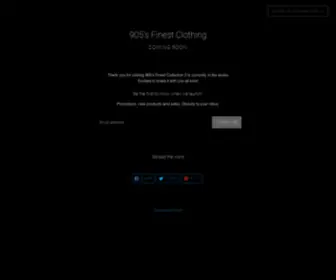 905Sfinest.com(905's Finest Clothing) Screenshot