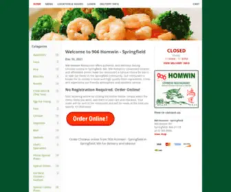 906Homwin.com(Order Chinese online from 906 Homwin) Screenshot