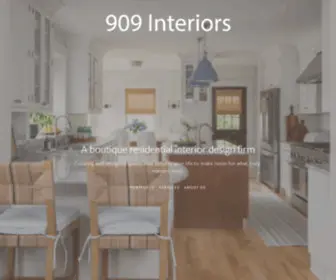 909Interiors.com(909 Interiors) Screenshot