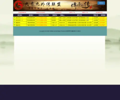 909WZ.com(传奇外传私服独家游戏联盟) Screenshot