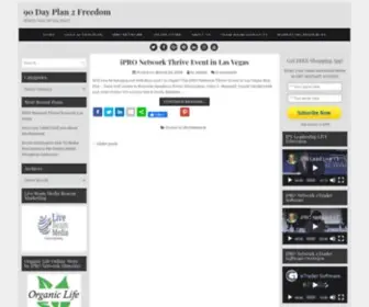 90Dayplan2Freedom.com(What's Your 90 Day Plan) Screenshot