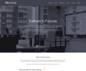 90Octane.com(90octane is now The Marketing Practice) Screenshot
