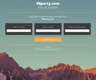 90Party.com(90 Party) Screenshot