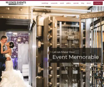 90Stateevents.com(Unique Wedding and Event Venue in Albany) Screenshot