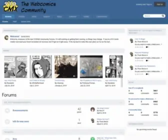 910CMX.com(910CMX Webcomics Community) Screenshot