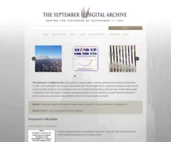 911Digitalarchive.org(911 Digitalarchive) Screenshot