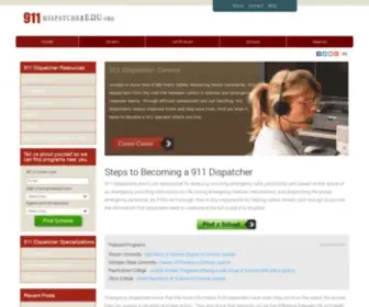 911Dispatcheredu.org(How to Become a 911 Operator) Screenshot