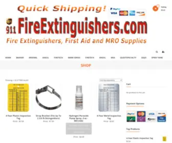 911Fireextinguishers.com(SHOP) Screenshot