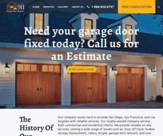 911Garagedoorsrepair.com(911 Garage Door Repair) Screenshot