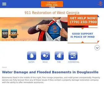 911Restorationdouglasga.com(Water Damage Douglasville) Screenshot