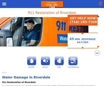 911Restorationriverdale.com(For all water damage Riverdale needs contact our experts with 911 Restoration Riverdale at (718)) Screenshot