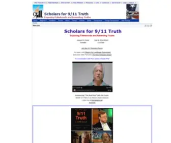 911Scholars.org(Scholars for 9/11 Truth) Screenshot