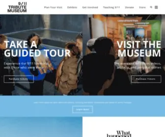 911Tributemuseum.org(9/11 Tribute Museum) Screenshot
