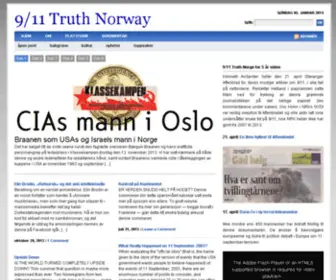 911Truth.no(9/11 Truth Norway) Screenshot