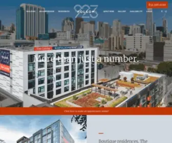 923Folsomstreet.com(SoMa Luxury Apartments San Francisco) Screenshot